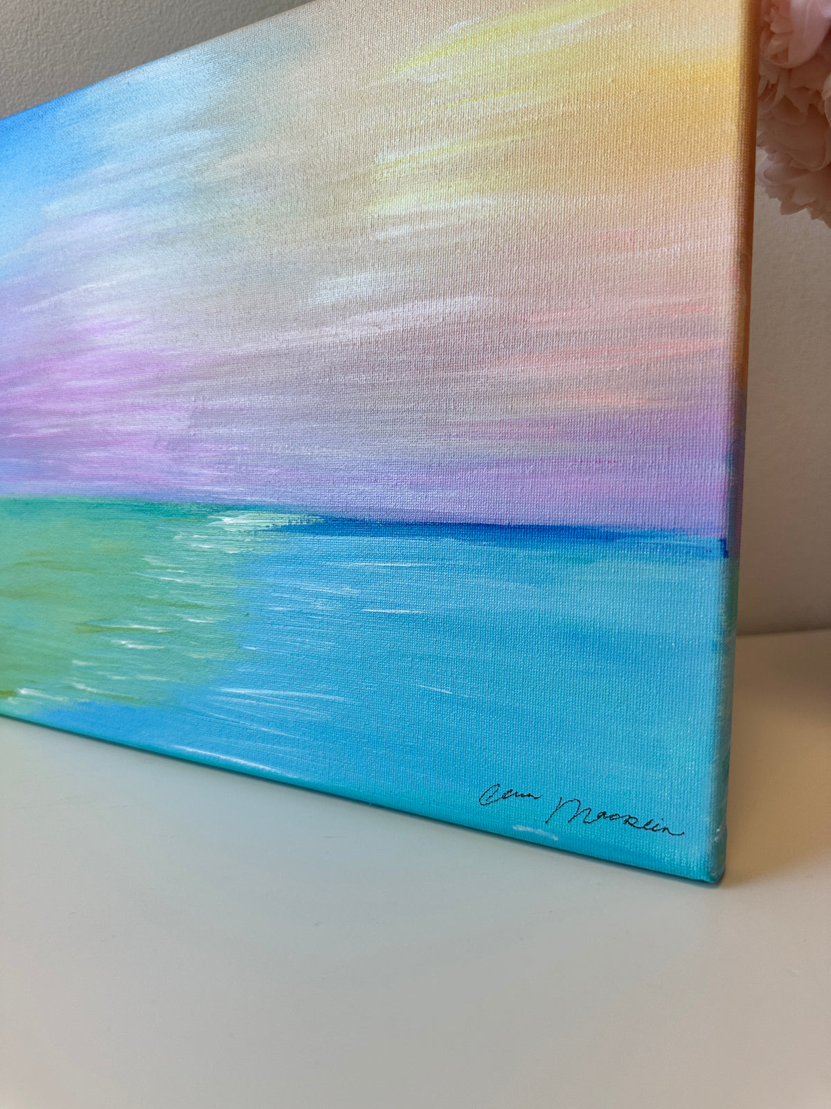 Rest Assured | Original Abstract Landscape Painting on Canvas | 11x14