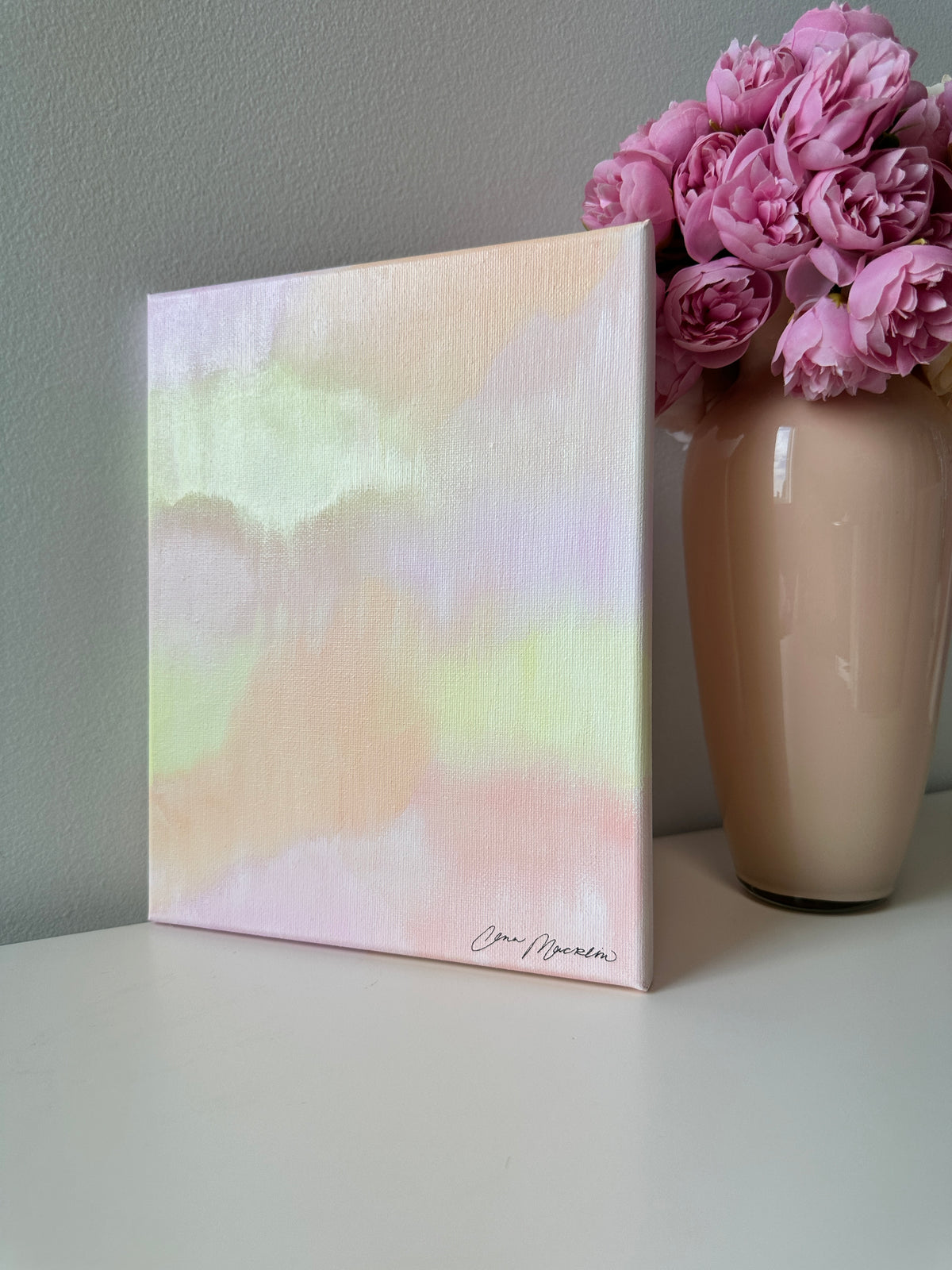 For Such a Time | Original Abstract Painting on Canvas | 8x10