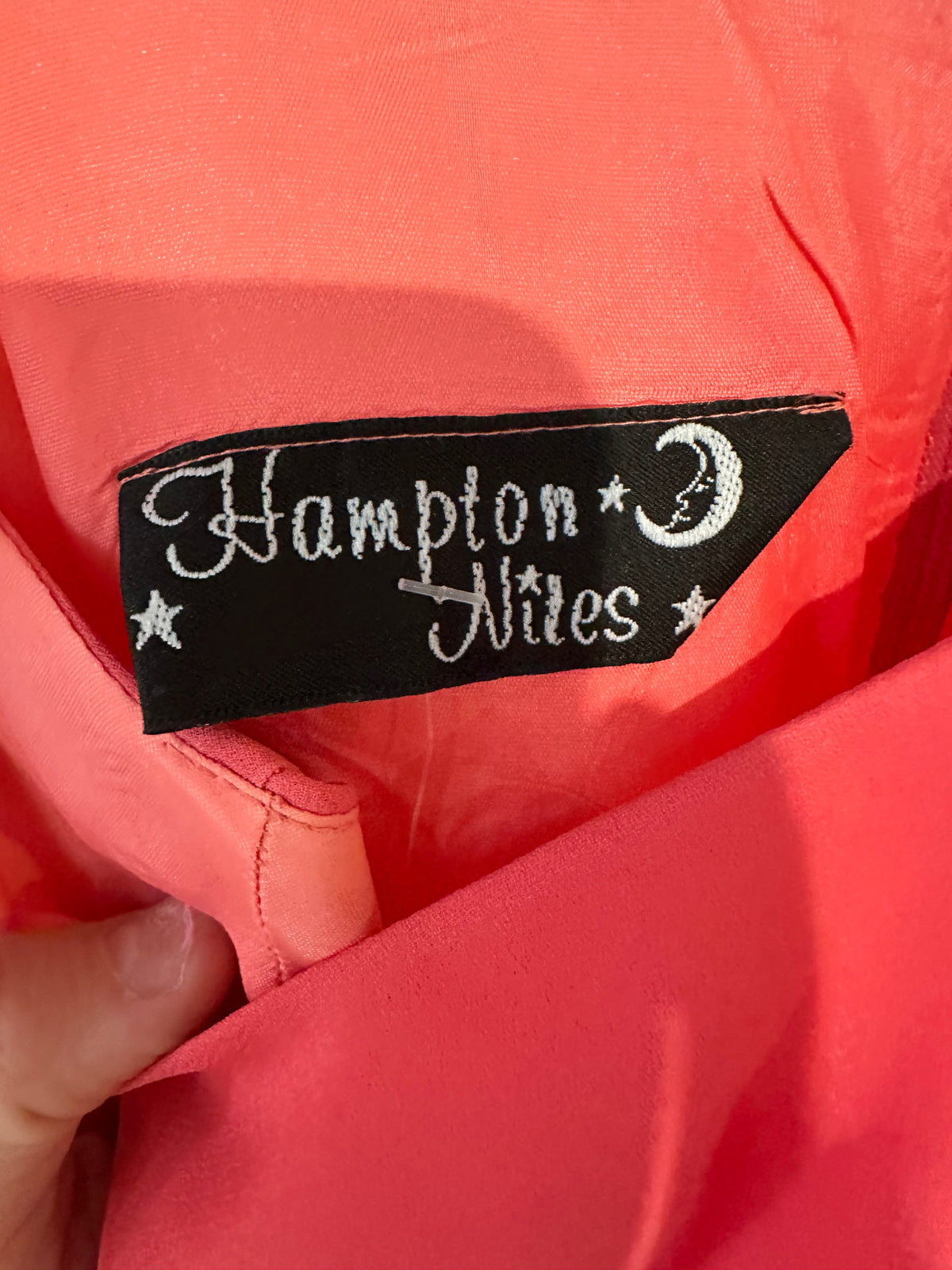 Vintage 1990s Hampton Nites Pink A-Line Dress