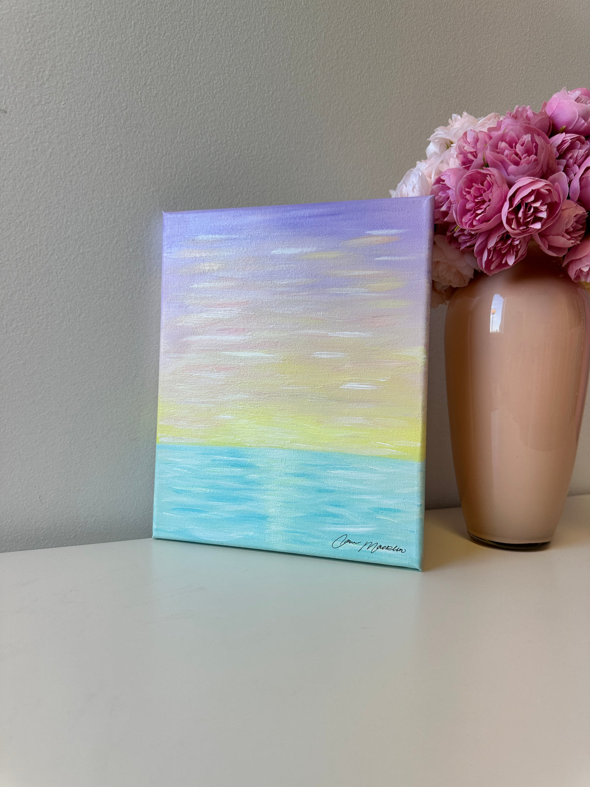 Fresh Perspective | Original Abstract Landscape Painting on Canvas | 8x10