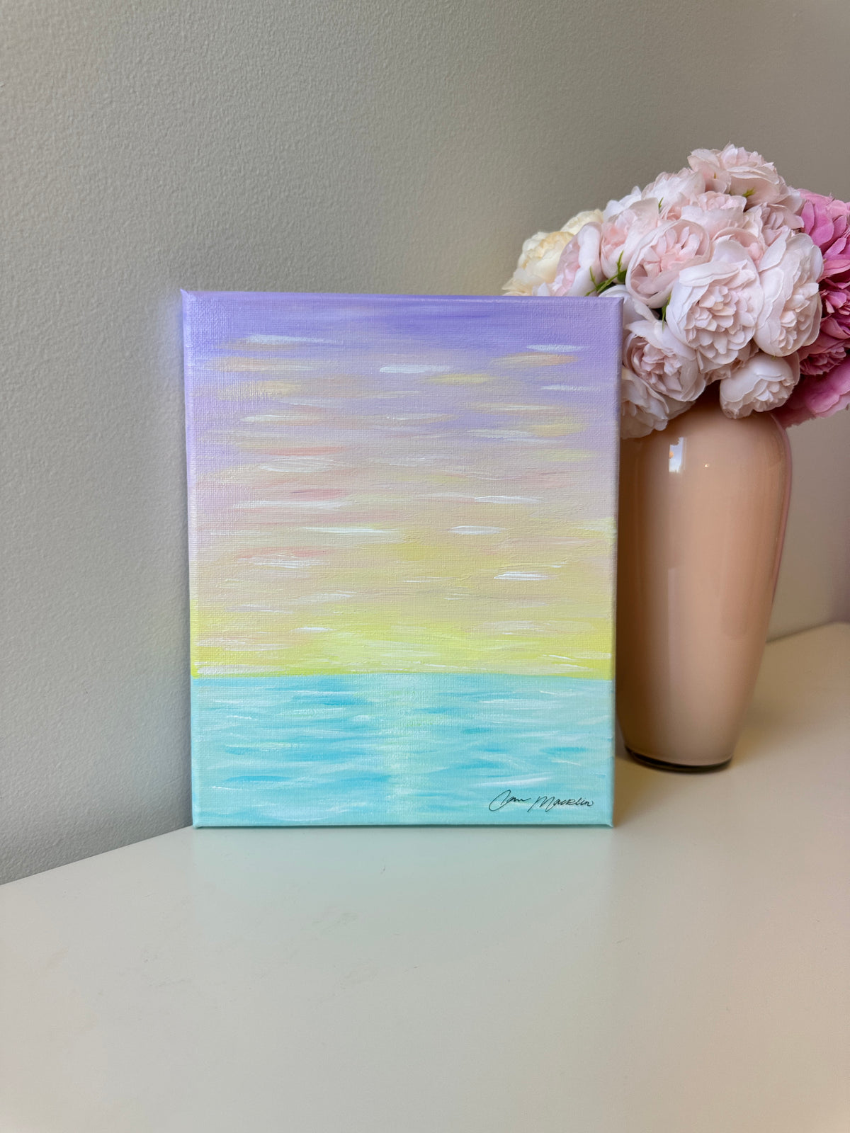 Fresh Perspective | Original Abstract Landscape Painting on Canvas | 8x10
