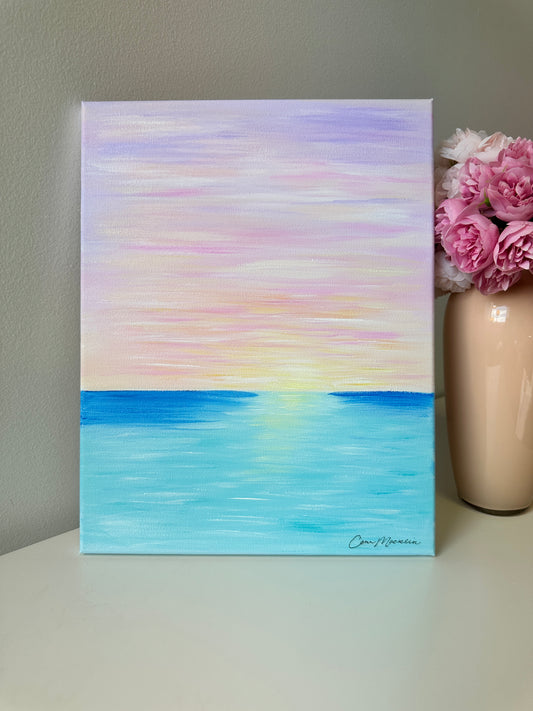 New Mercies | Original Abstract Landscape Painting on Canvas | 11x14
