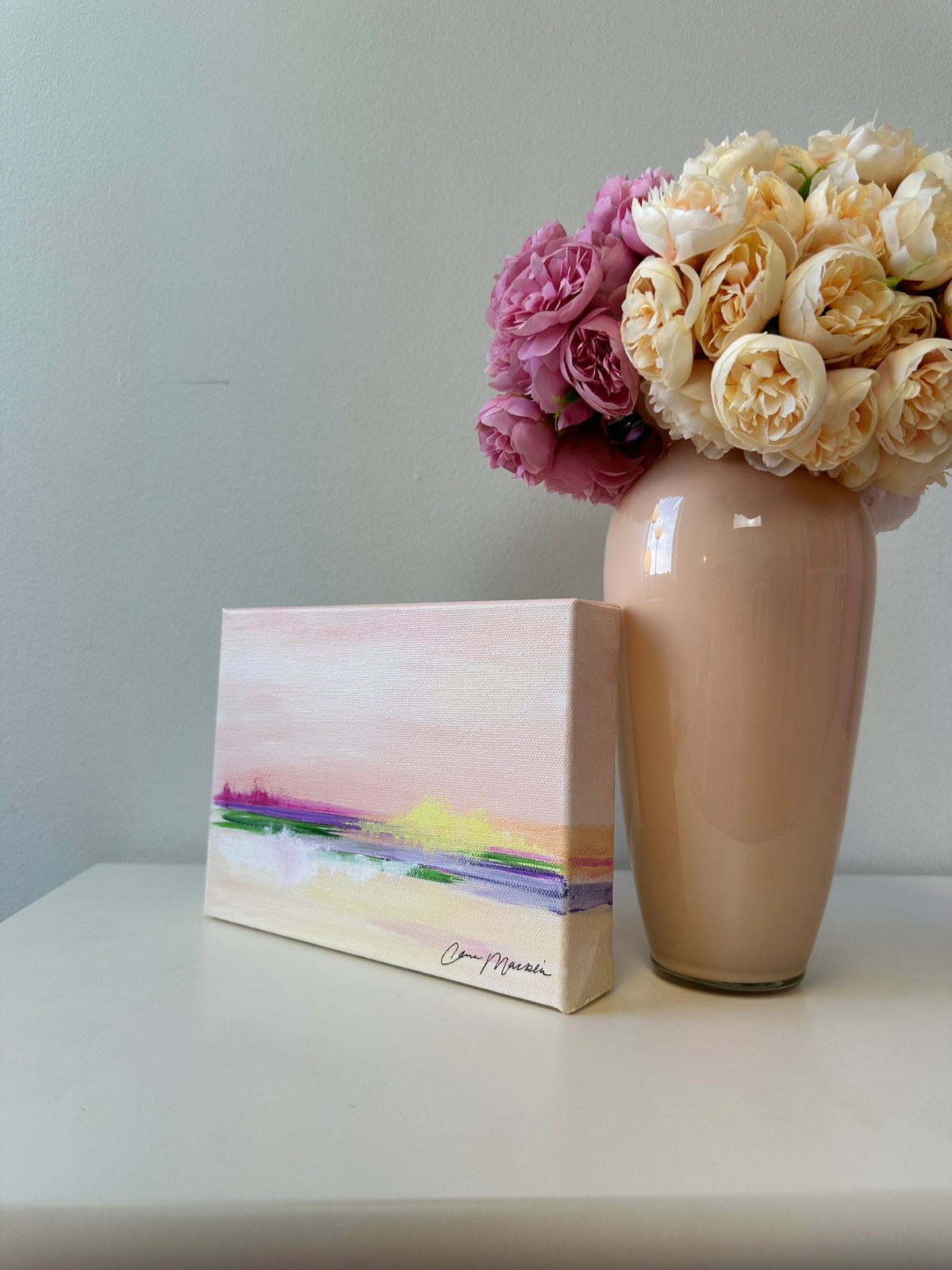 Sanctified | Original Abstract Landscape Painting on Canvas | 6x8