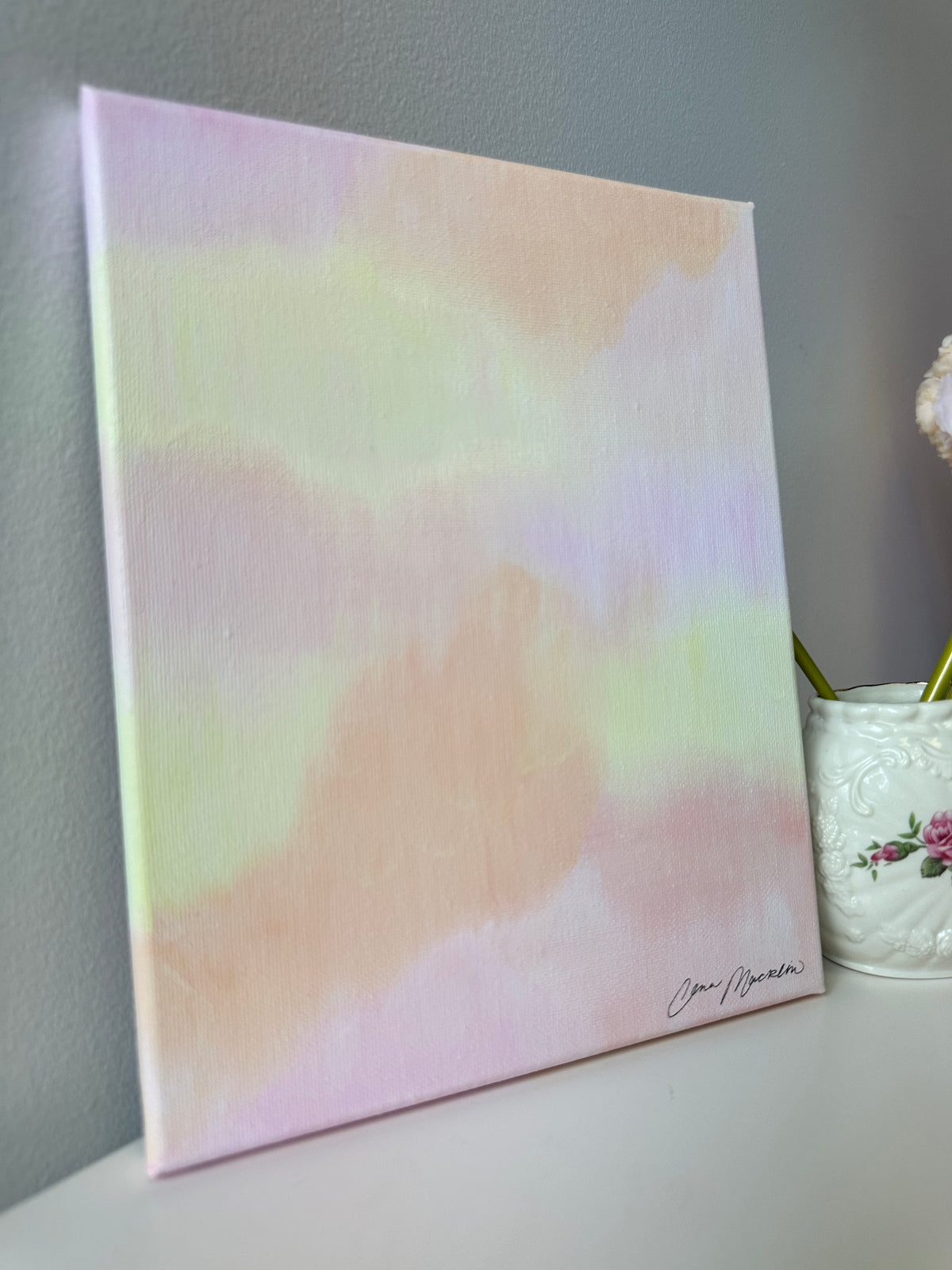 For Such a Time | Original Abstract Painting on Canvas | 8x10