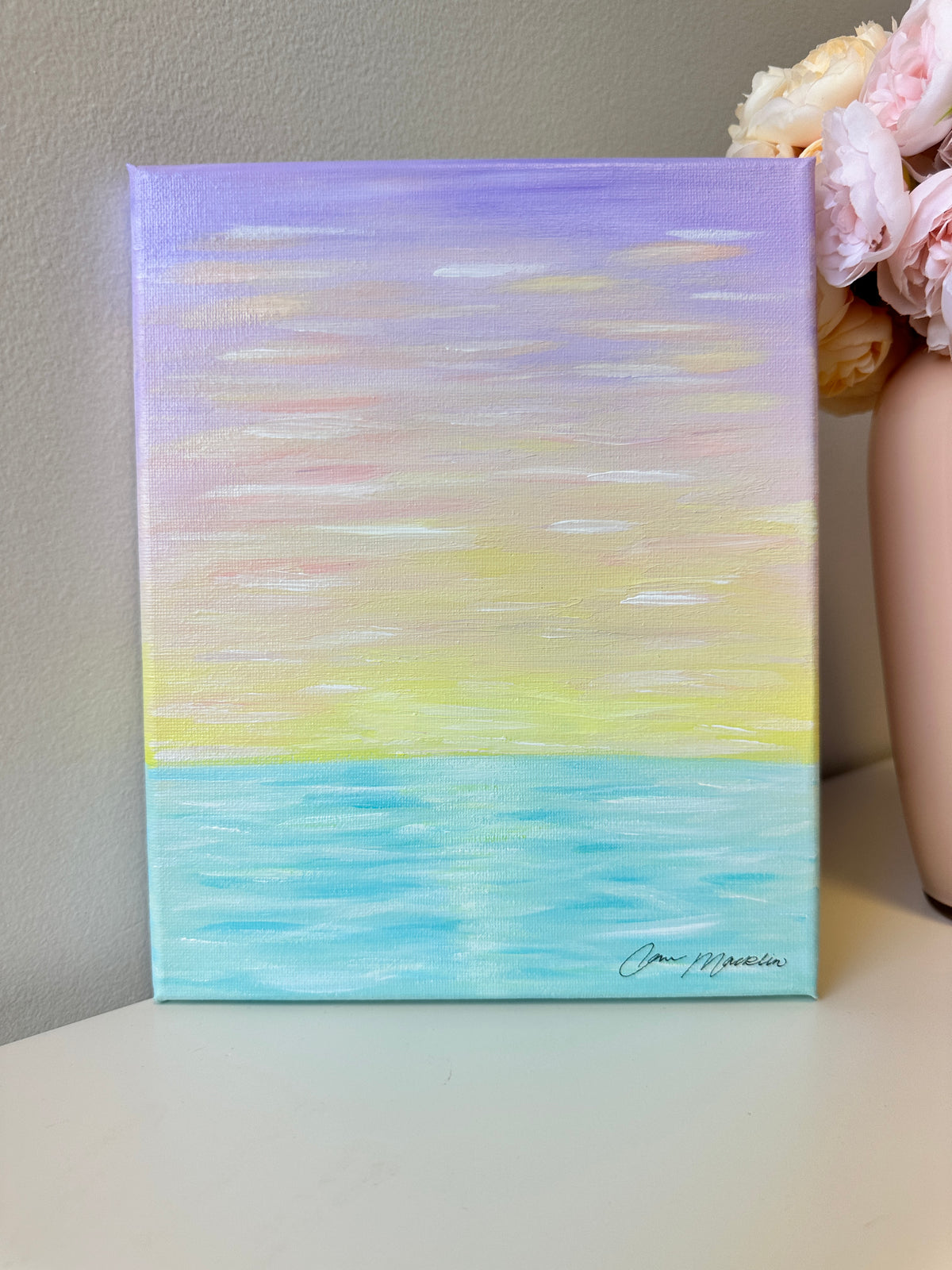 Fresh Perspective | Original Abstract Landscape Painting on Canvas | 8x10