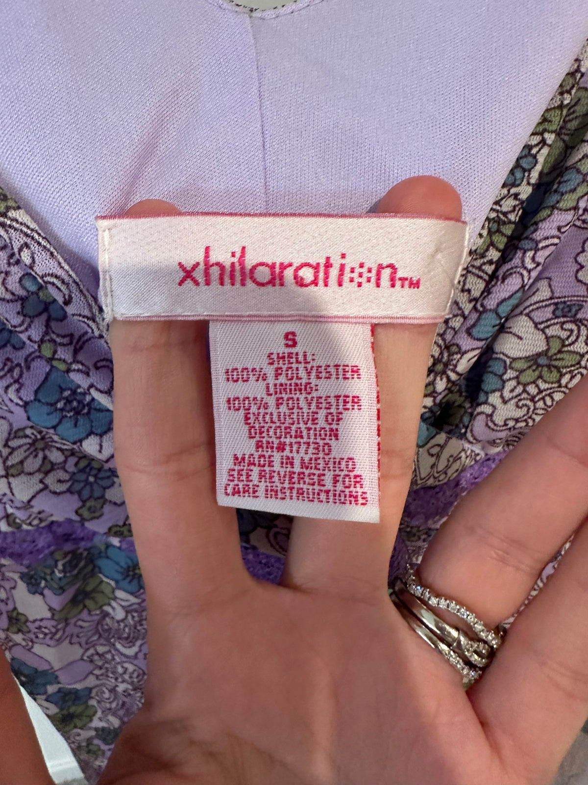 Vintage Y2K Xhilaration Lavender Dress