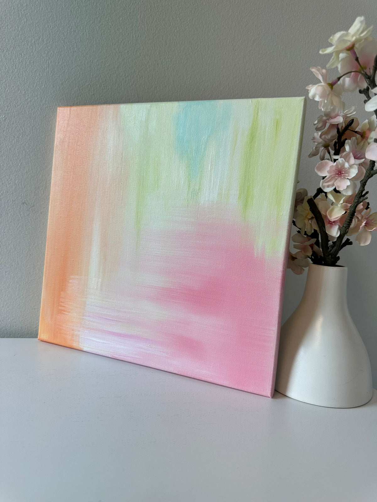 Arise | Original Abstract Painting on Canvas | 12x12