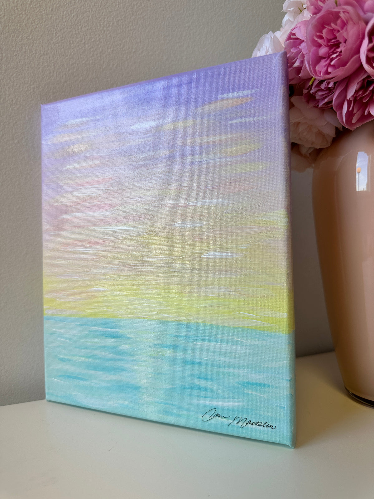 Fresh Perspective | Original Abstract Landscape Painting on Canvas | 8x10