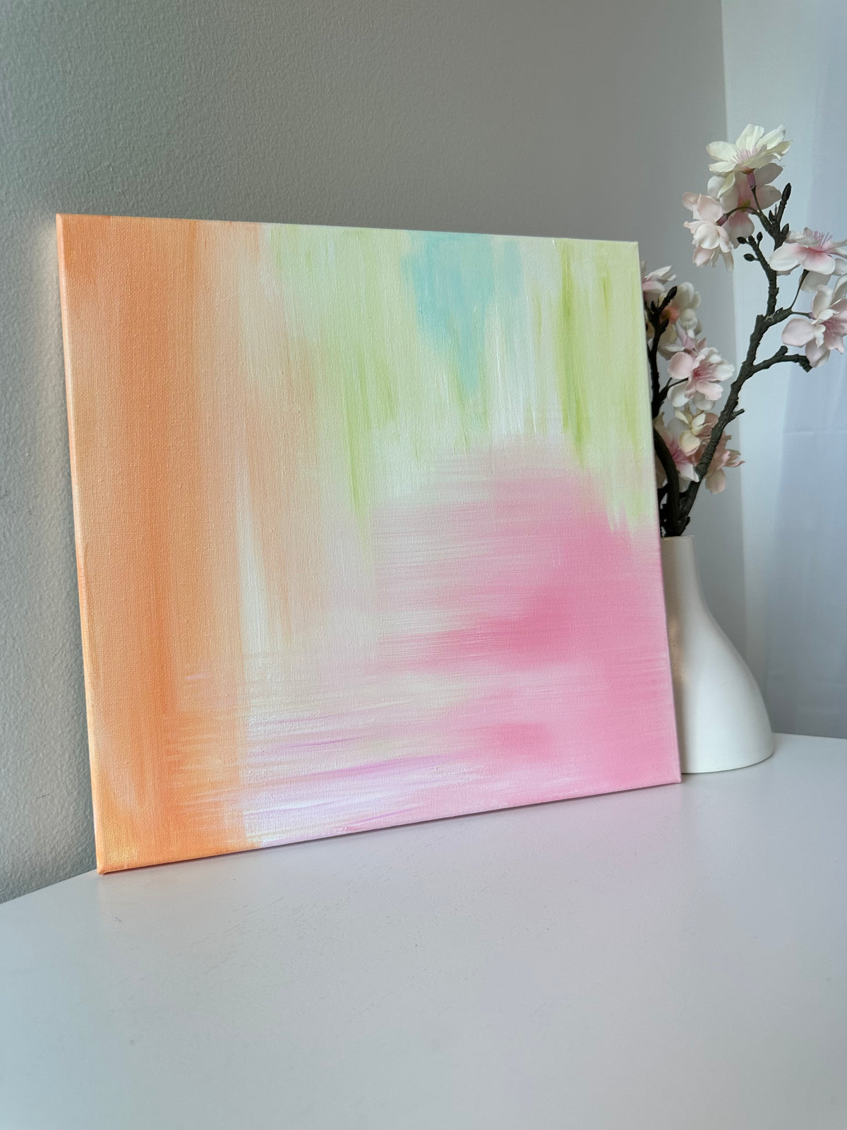 Arise | Original Abstract Painting on Canvas | 12x12