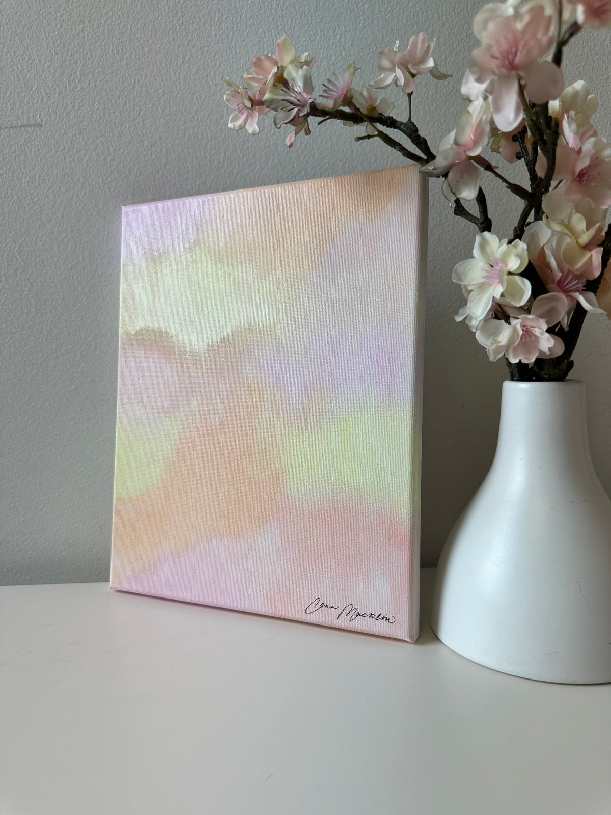 For Such a Time | Original Abstract Painting on Canvas | 8x10