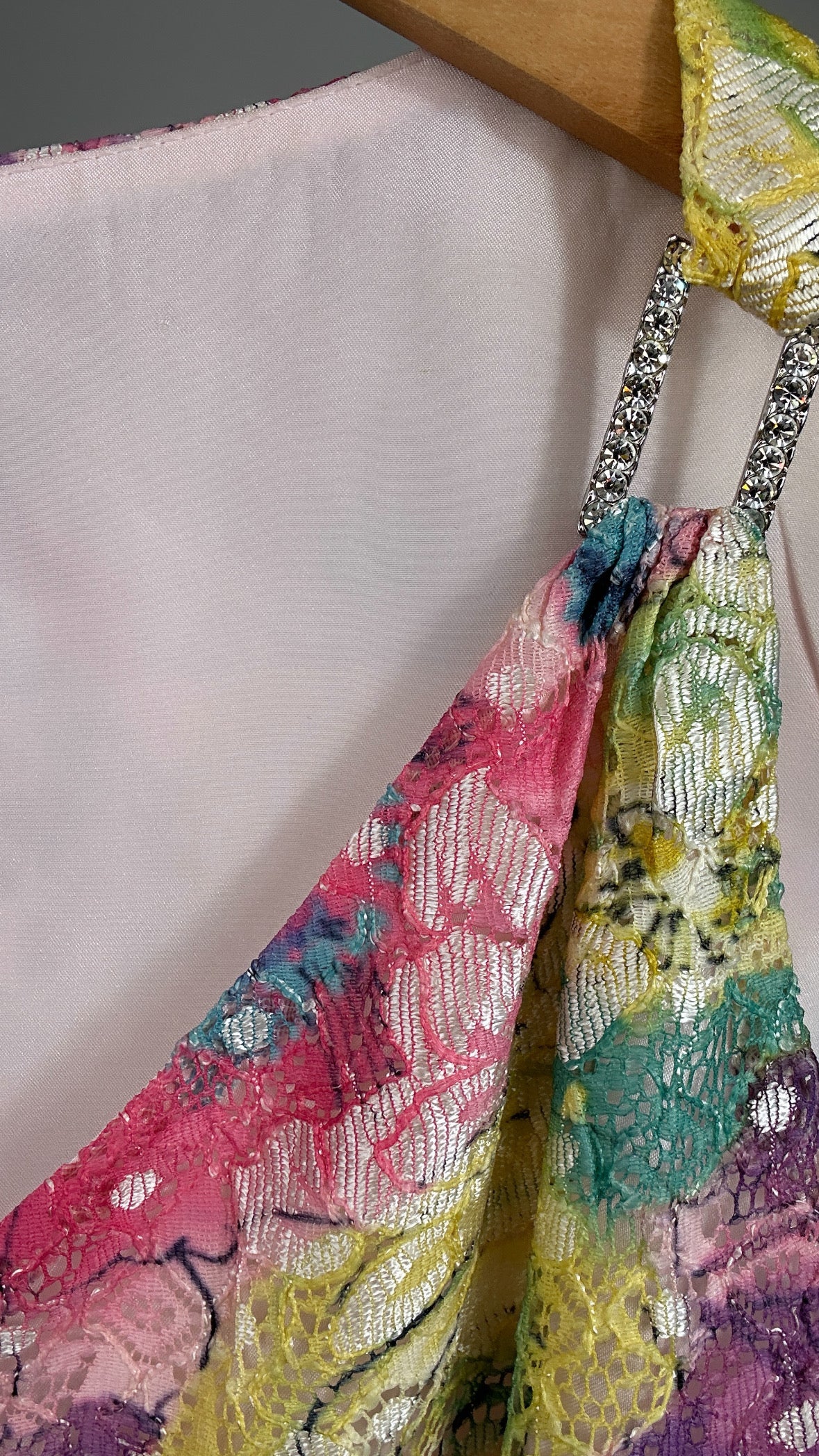 Y2K (est 2001) Lace Colorful Vest Tank Top