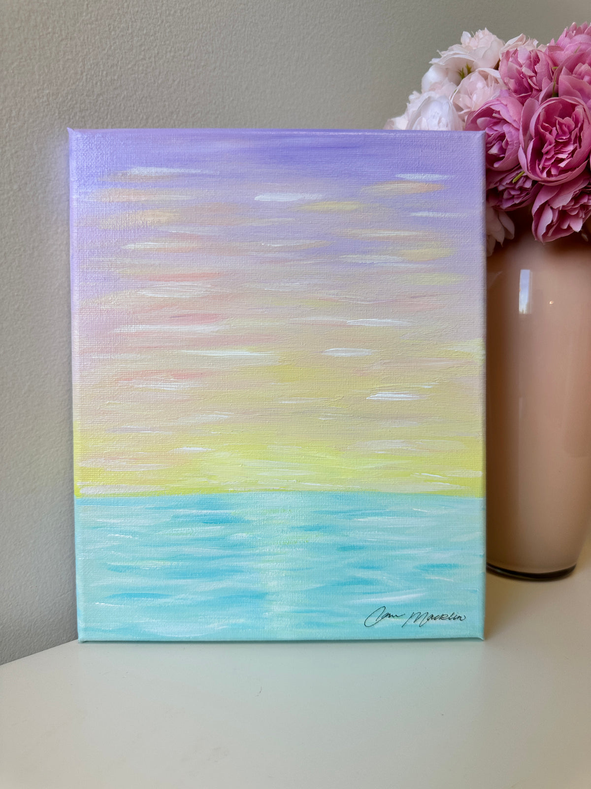 Fresh Perspective | Original Abstract Landscape Painting on Canvas | 8x10