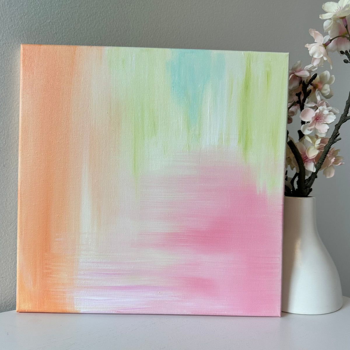 Arise | Original Abstract Painting on Canvas | 12x12