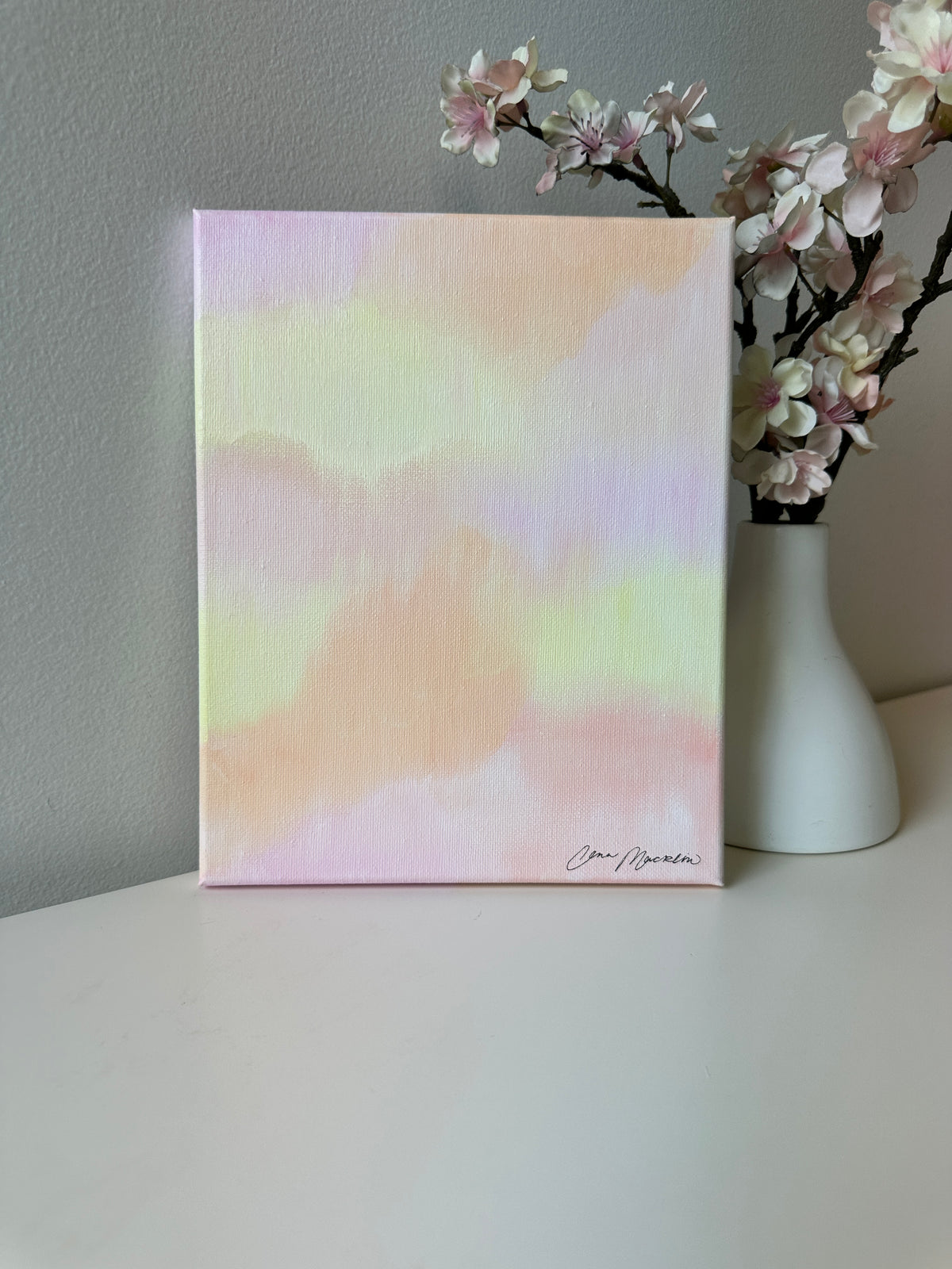 For Such a Time | Original Abstract Painting on Canvas | 8x10