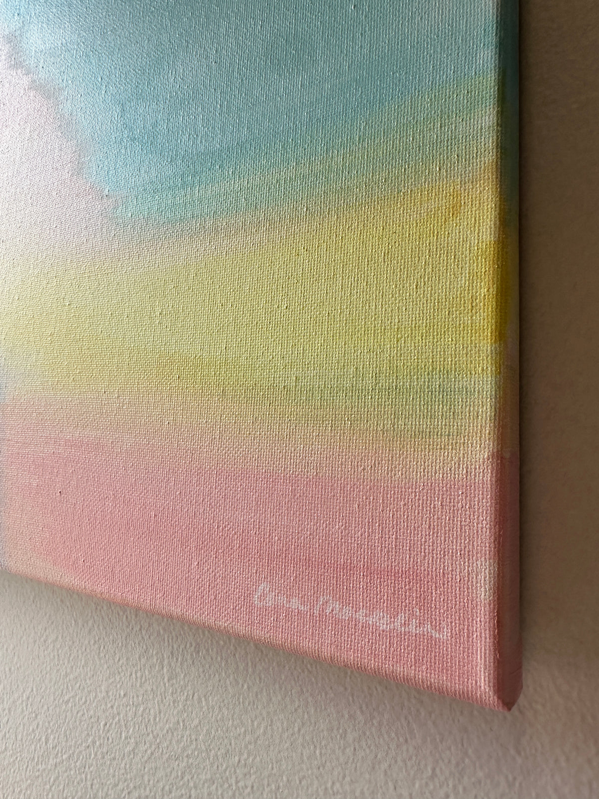 Red Sea | Original Abstract Acrylic Painting on Canvas | 12x12