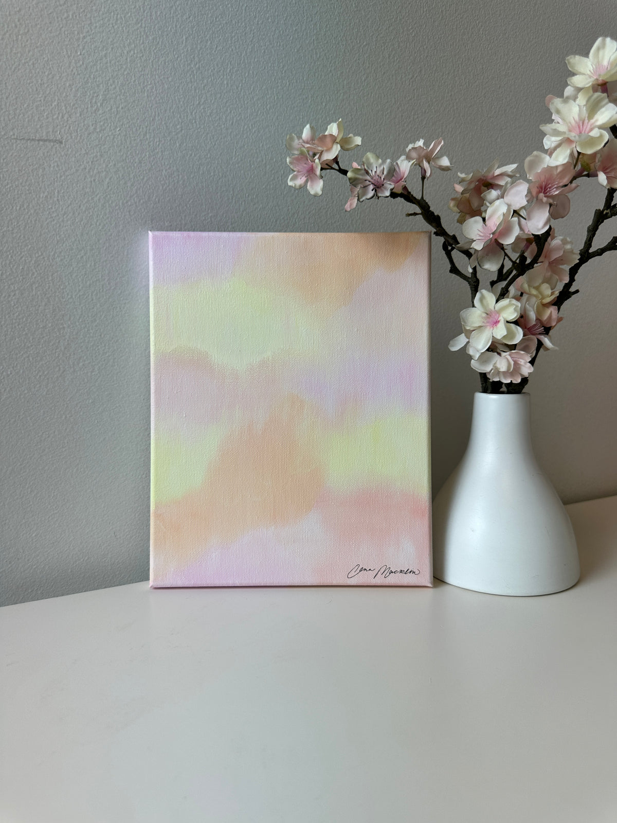 For Such a Time | Original Abstract Painting on Canvas | 8x10