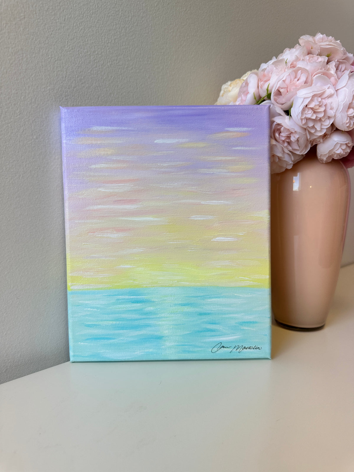 Fresh Perspective | Original Abstract Landscape Painting on Canvas | 8x10