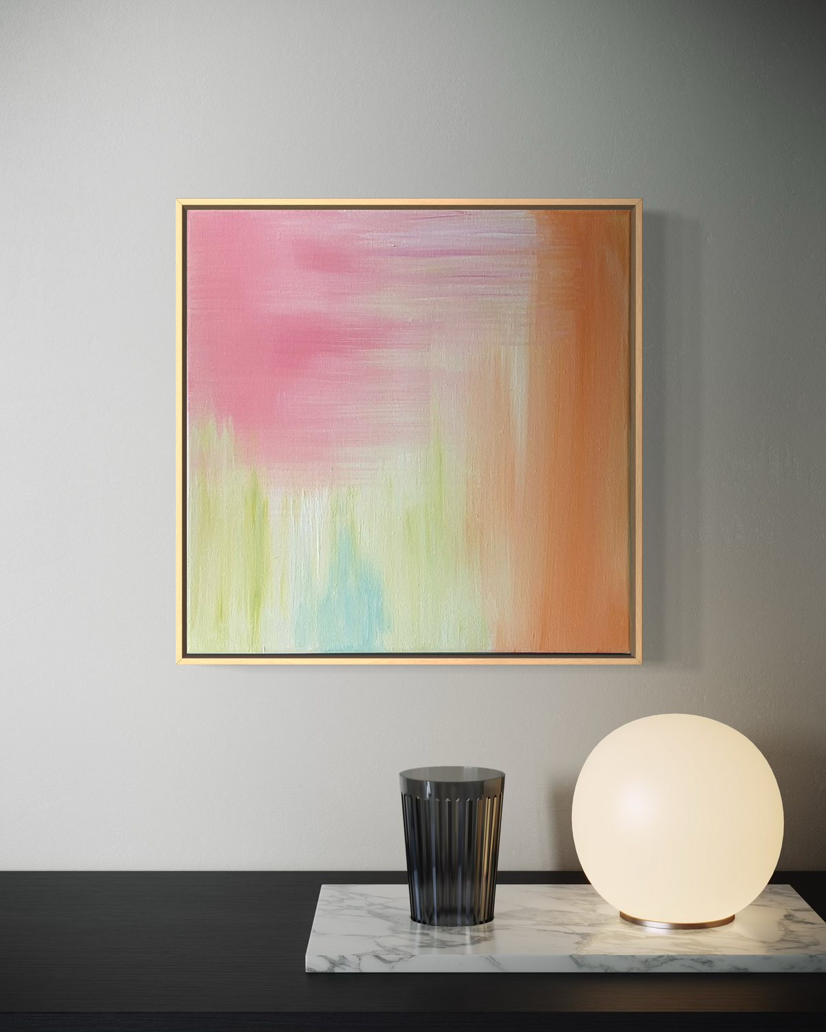 Arise | Original Abstract Painting on Canvas | 12x12