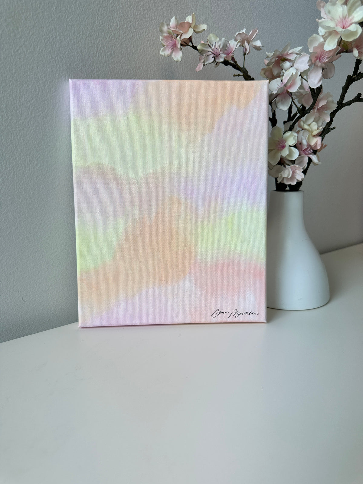 For Such a Time | Original Abstract Painting on Canvas | 8x10