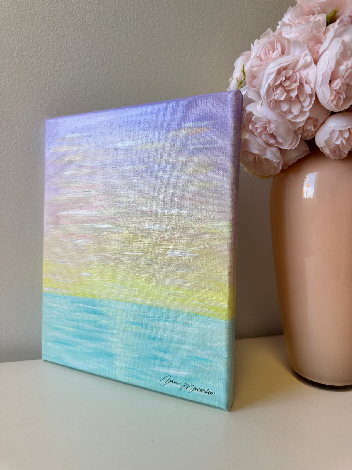 Fresh Perspective | Original Abstract Landscape Painting on Canvas | 8x10