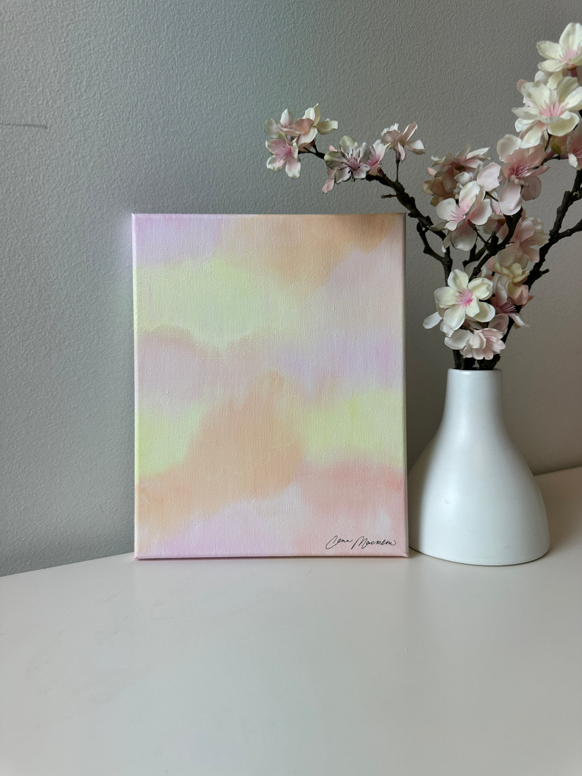 For Such a Time | Original Abstract Painting on Canvas | 8x10