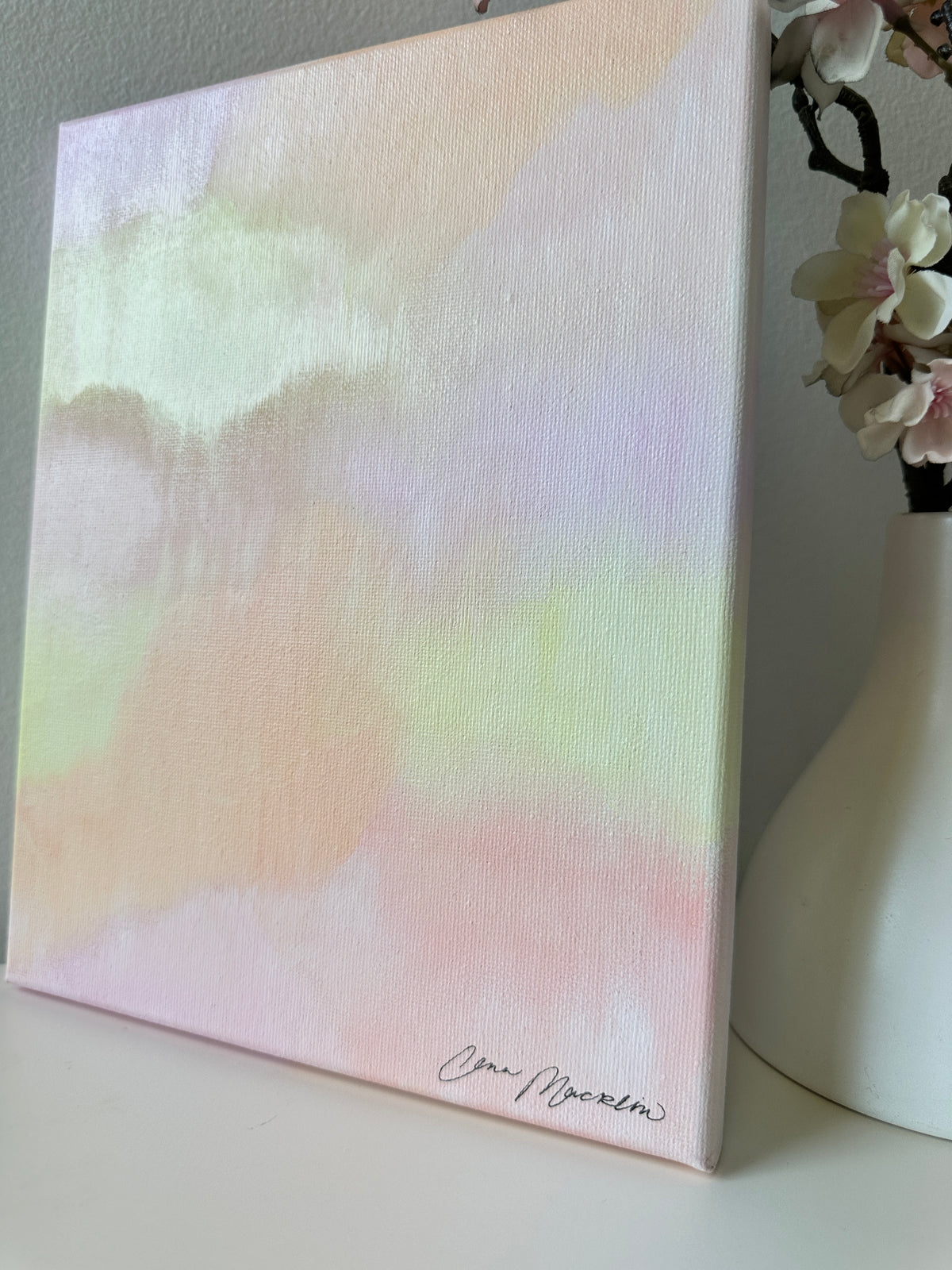 For Such a Time | Original Abstract Painting on Canvas | 8x10
