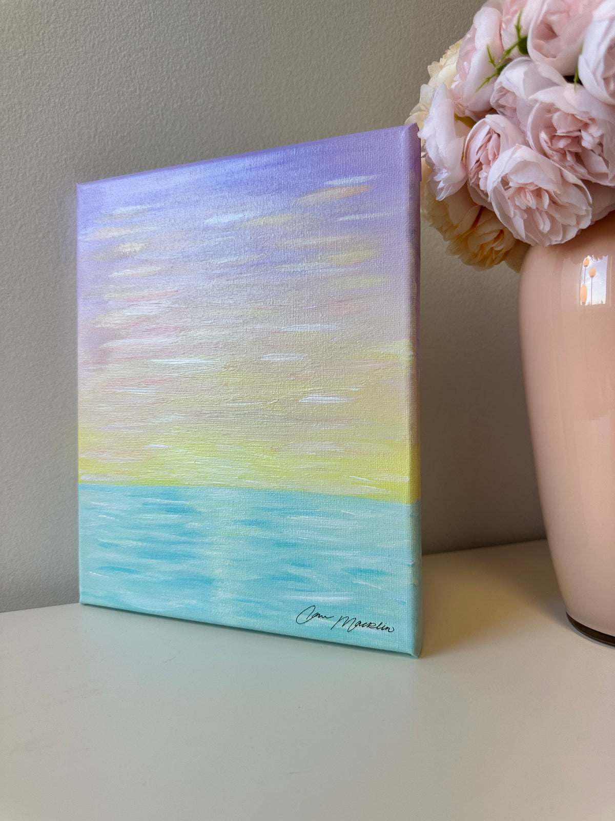 Fresh Perspective | Original Abstract Landscape Painting on Canvas | 8x10