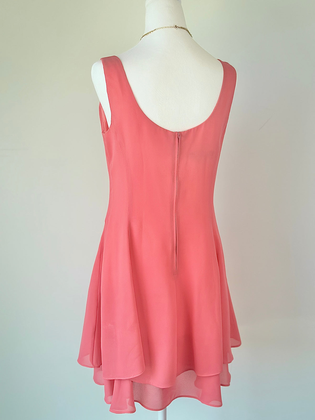 Vintage 1990s Hampton Nites Pink A-Line Dress