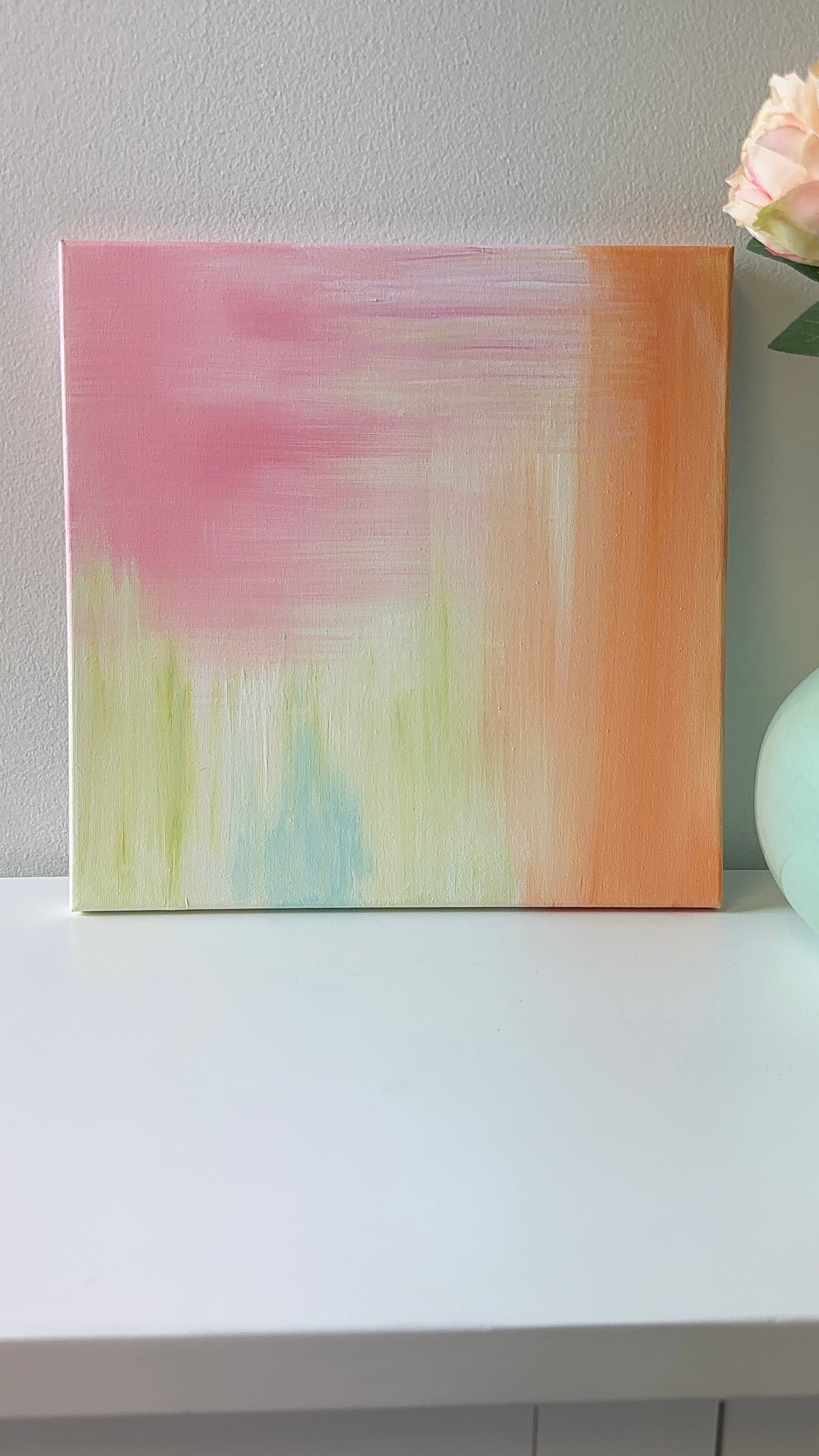 Arise | Original Abstract Painting on Canvas | 12x12