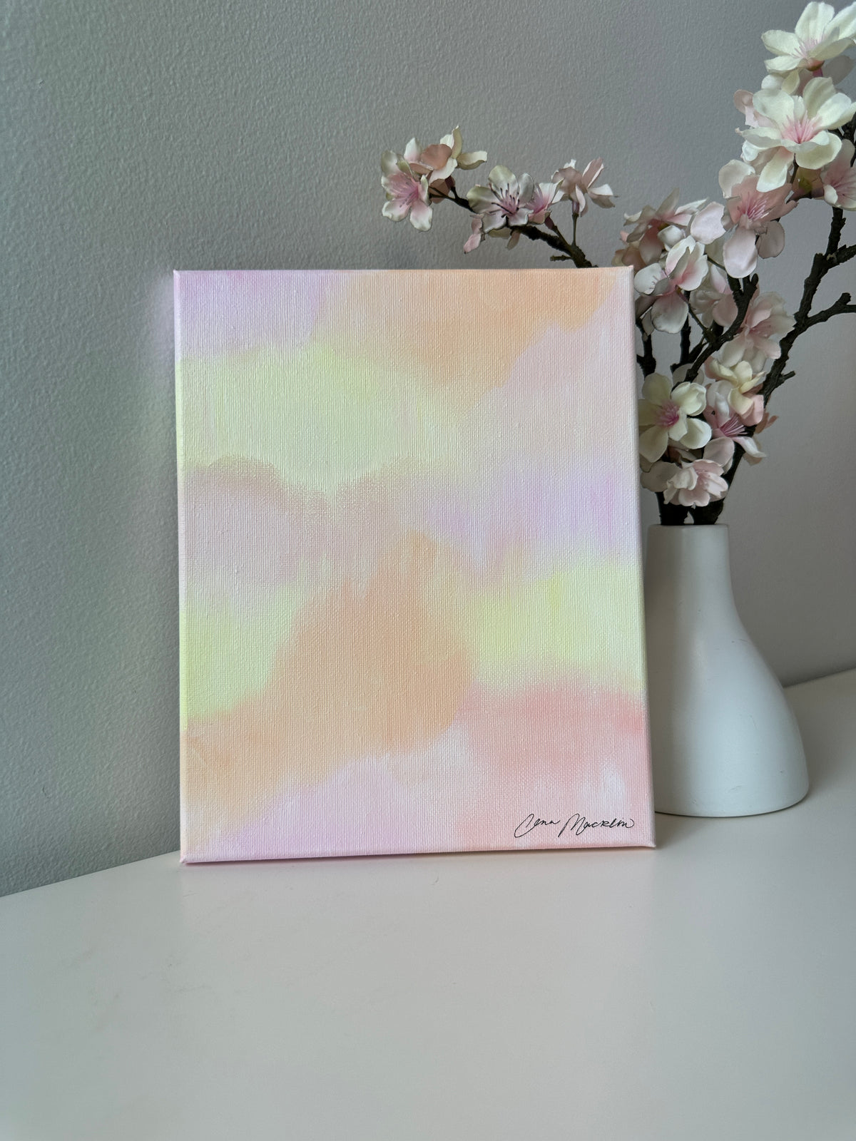 For Such a Time | Original Abstract Painting on Canvas | 8x10