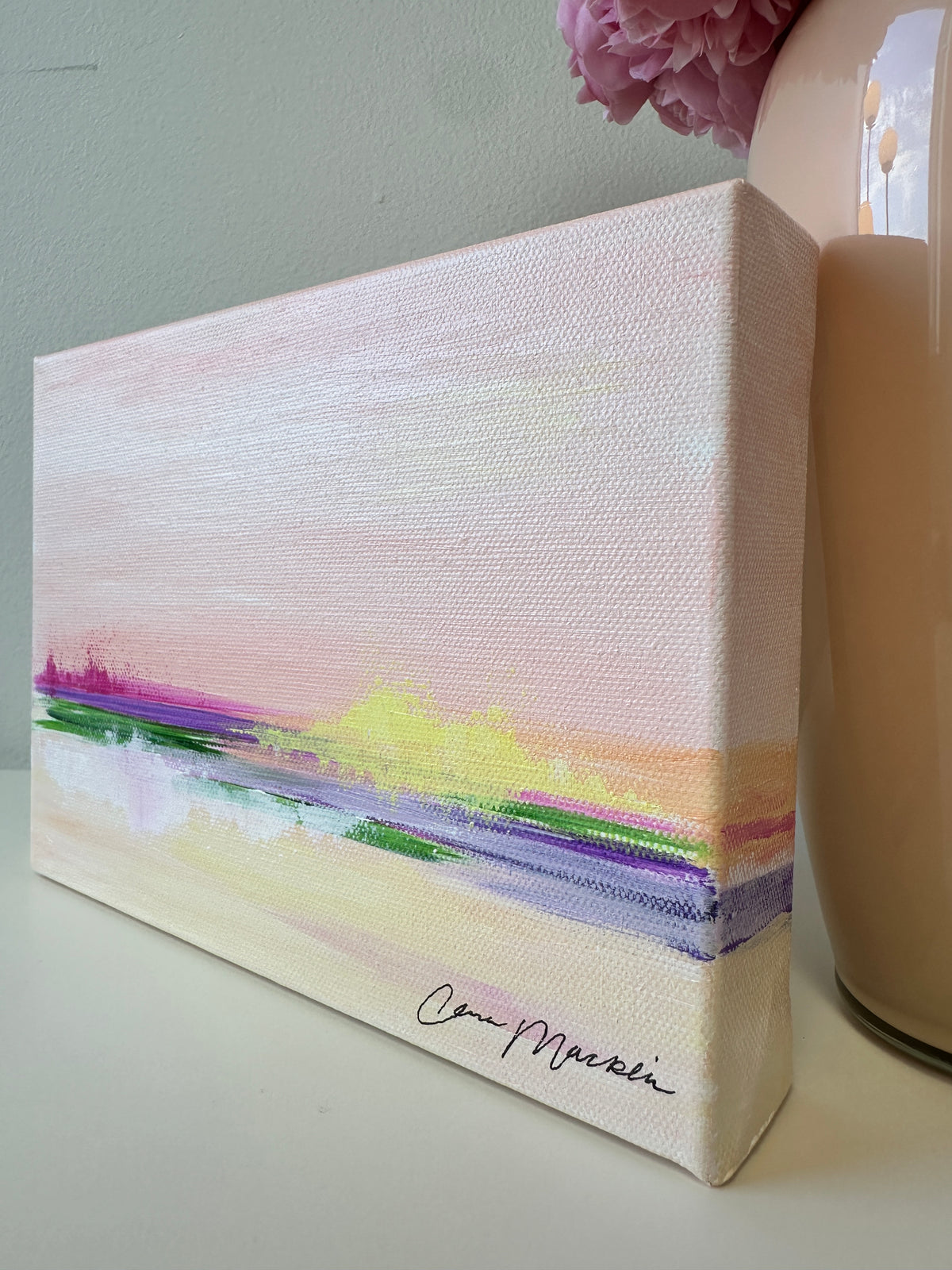 Sanctified | Original Abstract Landscape Painting on Canvas | 6x8