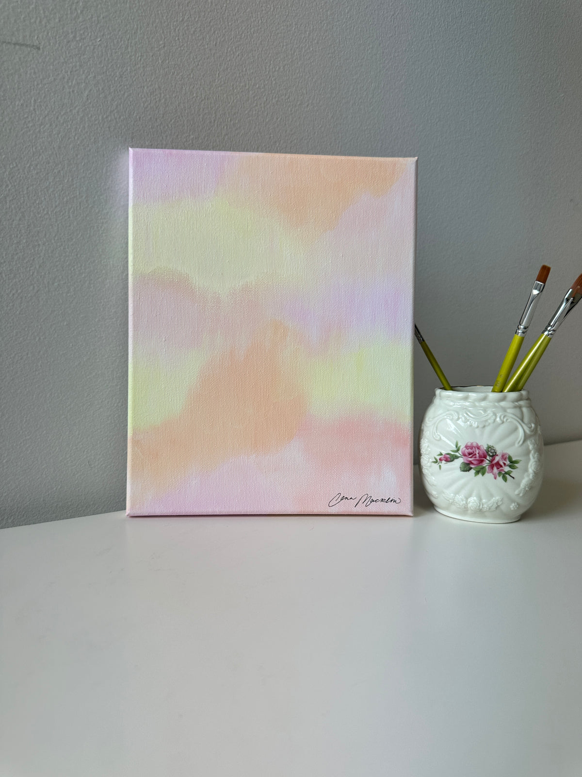 For Such a Time | Original Abstract Painting on Canvas | 8x10